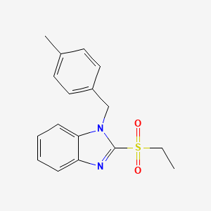 2-(ethylsulfonyl)-1-(4-methylbenzyl)-1H-benzo[d]imidazole