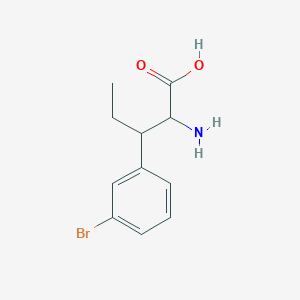2-Amino-3-(3-bromophenyl)pentanoic acid