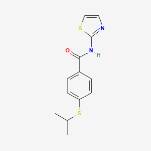 4-(isopropylthio)-N-(thiazol-2-yl)benzamide