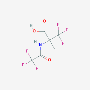 3,3,3-Trifluoro-2-methyl-2-[(2,2,2-trifluoroacetyl)amino]propanoic acid