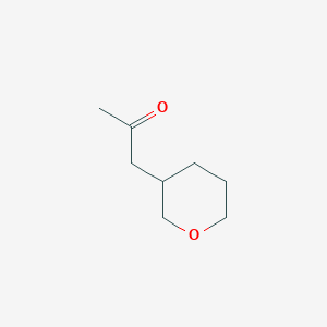 molecular formula C8H14O2 B2795676 1-(Oxan-3-yl)propan-2-one CAS No. 18956-01-9