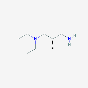 molecular formula C8H20N2 B2795680 [(2S)-3-amino-2-methylpropyl]diethylamine CAS No. 2248171-80-2
