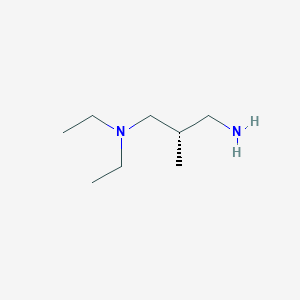 molecular formula C8H20N2 B2795680 (2S)-N',N'-Diethyl-2-methylpropane-1,3-diamine CAS No. 2248171-80-2