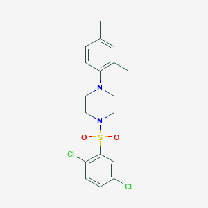 B2795685 1-(2,5-Dichlorobenzenesulfonyl)-4-(2,4-dimethylphenyl)piperazine CAS No. 682762-28-3
