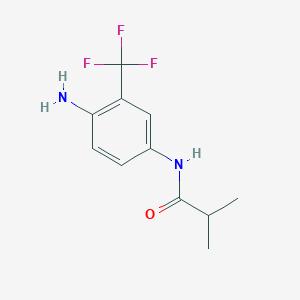 N-[4-Amino-3-(trifluoromethyl)phenyl]-2-methylpropanamide
