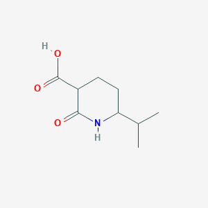 2-oxo-6-(propan-2-yl)piperidine-3-carboxylic acid, Mixture of diastereomers