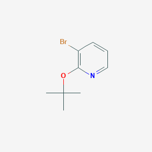 molecular formula C9H12BrNO B2795710 3-Bromo-2-(tert-butoxy)pyridine CAS No. 1245898-81-0
