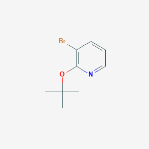 molecular formula C9H12BrNO B2795710 3-Bromo-2-tert-butoxypyridine CAS No. 1245898-81-0