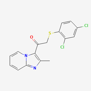 2-[(2,4-Dichlorophenyl)sulfanyl]-1-(2-methylimidazo[1,2-a]pyridin-3-yl)-1-ethanone