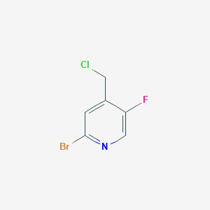 2-Bromo-4-(chloromethyl)-5-fluoropyridine