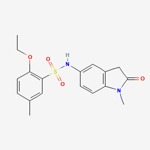 2-ethoxy-5-methyl-N-(1-methyl-2-oxoindolin-5-yl)benzenesulfonamide