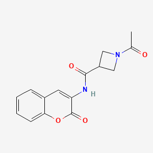 1-acetyl-N-(2-oxo-2H-chromen-3-yl)azetidine-3-carboxamide
