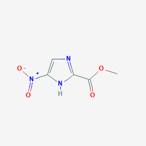 molecular formula C5H5N3O4 B2795774 methyl 5-nitro-1H-imidazole-2-carboxylate CAS No. 2110793-02-5