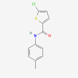 molecular formula C12H10ClNOS B2795818 5-chloro-N-(p-tolyl)thiophene-2-carboxamide CAS No. 330677-97-9