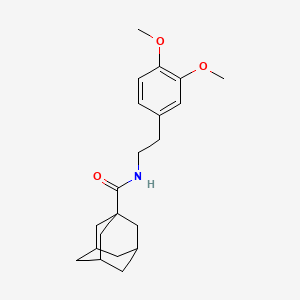 molecular formula C21H29NO3 B2795879 N-[2-(3,4-dimethoxyphenyl)ethyl]adamantane-1-carboxamide CAS No. 42600-93-1