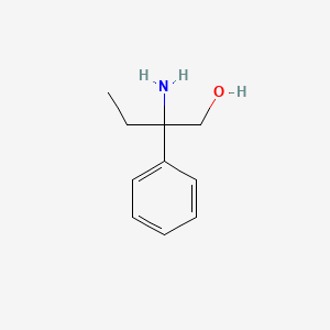 molecular formula C10H15NO B2795914 2-Amino-2-phenylbutan-1-ol CAS No. 39068-91-2