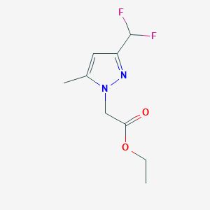 ethyl [3-(difluoromethyl)-5-methyl-1H-pyrazol-1-yl]acetate