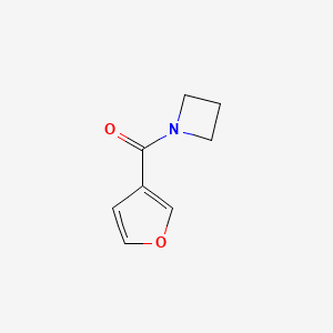molecular formula C8H9NO2 B2795965 1-(furan-3-carbonyl)azetidine CAS No. 1849309-07-4