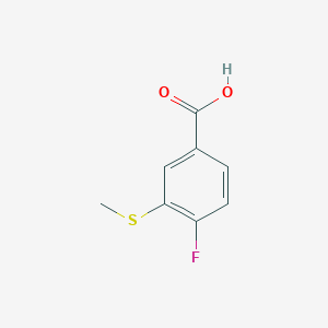molecular formula C8H7FO2S B2796210 4-Fluoro-3-(methylsulfanyl)benzoic acid CAS No. 169310-01-4