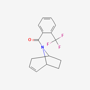 B2796263 (1R,5S)-8-azabicyclo[3.2.1]oct-2-en-8-yl(2-(trifluoromethyl)phenyl)methanone CAS No. 1797096-02-6