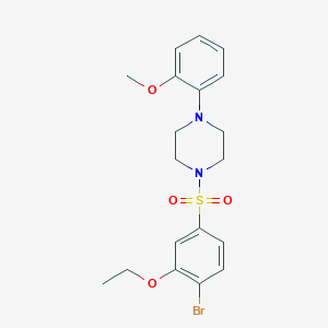1-(4-Bromo-3-ethoxyphenyl)sulfonyl-4-(2-methoxyphenyl)piperazine