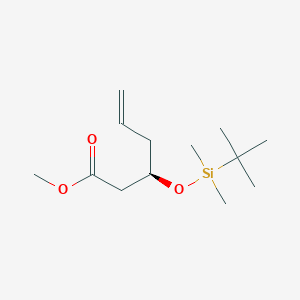 (R)-Methyl 3-((tert-butyldimethylsilyl)oxy)hex-5-enoate