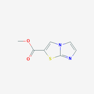 molecular formula C7H6N2O2S B2796372 Methyl imidazo[2,1-b][1,3]thiazole-2-carboxylate CAS No. 1545546-65-3