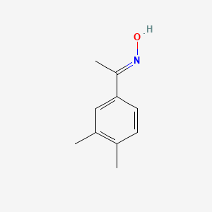 molecular formula C10H13NO B2796432 N-[1-(3,4-dimethylphenyl)ethylidene]hydroxylamine CAS No. 91817-69-5