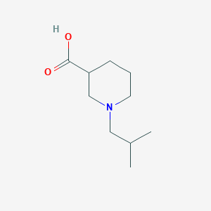 molecular formula C10H19NO2 B2796481 1-Isobutylpiperidine-3-carboxylic acid CAS No. 926226-11-1
