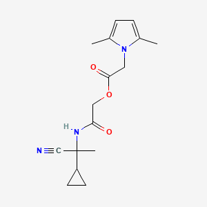 [(1-cyano-1-cyclopropylethyl)carbamoyl]methyl 2-(2,5-dimethyl-1H-pyrrol-1-yl)acetate