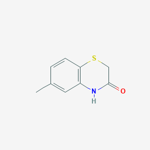molecular formula C9H9NOS B2796617 6-Methyl-2H-1,4-benzothiazin-3(4H)-one CAS No. 681286-58-8