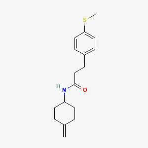 N-(4-methylidenecyclohexyl)-3-[4-(methylsulfanyl)phenyl]propanamide