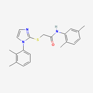 N-(2,5-dimethylphenyl)-2-((1-(2,3-dimethylphenyl)-1H-imidazol-2-yl)thio)acetamide