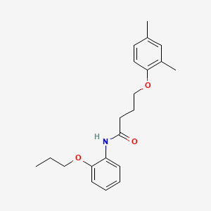 4-(2,4-dimethylphenoxy)-N-(2-propoxyphenyl)butanamide