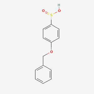 molecular formula C13H12O3S B2796651 4-(Benzyloxy)benzene-1-sulfinicacid CAS No. 740053-31-0