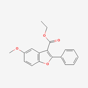 Ethyl 5-methoxy-2-phenyl-1-benzofuran-3-carboxylate