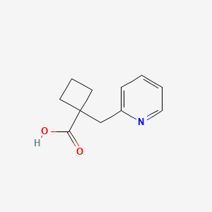 1-(Pyridin-2-ylmethyl)cyclobutanecarboxylic acid