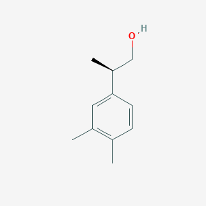 (2R)-2-(3,4-Dimethylphenyl)propan-1-ol
