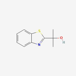 molecular formula C10H11NOS B2796768 2-(1,3-苯并噻唑-2-基)丙醇 CAS No. 50361-91-6
