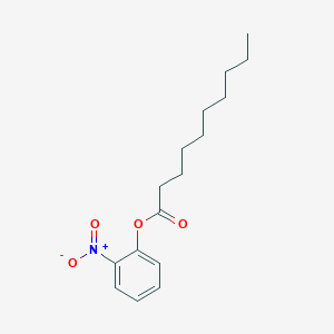 molecular formula C16H23NO4 B027968 o-Nitrophenyl caprate CAS No. 104809-24-7