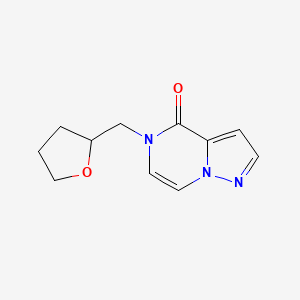 5-(Oxolan-2-ylmethyl)pyrazolo[1,5-a]pyrazin-4-one