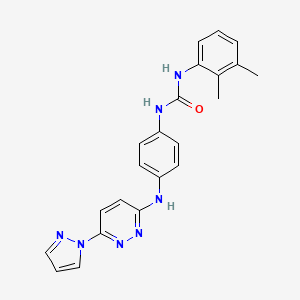 1-(4-((6-(1H-pyrazol-1-yl)pyridazin-3-yl)amino)phenyl)-3-(2,3-dimethylphenyl)urea