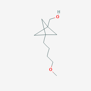 [3-(4-Methoxybutyl)-1-bicyclo[1.1.1]pentanyl]methanol