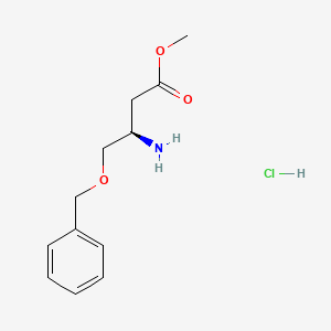 methyl (3R)-3-amino-4-(benzyloxy)butanoate hydrochloride