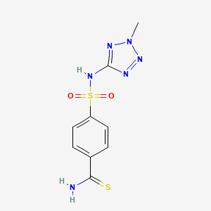 4-(N-(2-methyl-2H-tetrazol-5-yl)sulfamoyl)benzothioamide