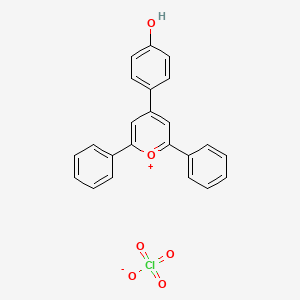 4-(4-Hydroxyphenyl)-2,6-diphenyl-pyranylium perchlorate