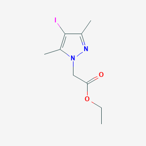 B2796872 ethyl (4-iodo-3,5-dimethyl-1H-pyrazol-1-yl)acetate CAS No. 10199-60-7; 1158314-64-7
