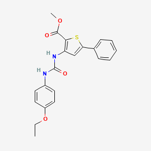 Methyl 3-[(4-ethoxyphenyl)carbamoylamino]-5-phenylthiophene-2-carboxylate