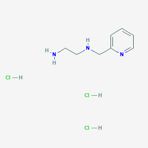 N'-(Pyridin-2-ylmethyl)ethane-1,2-diamine;trihydrochloride
