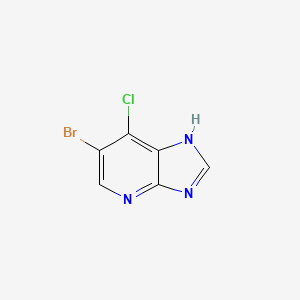molecular formula C6H3BrClN3 B2796964 6-Bromo-7-chloro-3H-imidazo[4,5-B]pyridine CAS No. 83472-62-2